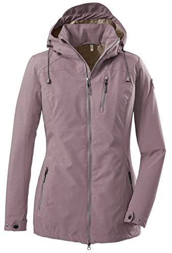 G.I.G.A. DX Damen Casual Softshelljacke mit abzippbarer Kapuze Solena, malve, 36, 33059-000