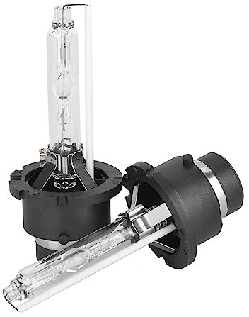 Qiilu 2 Stück D2S 6000K 35W Auto-Ersatz-sichere Helle XenonScheinwerfer-Glühbirne