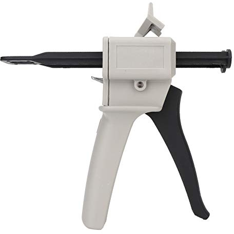 50ml Dispenser Gun Kit, AB Epoxy Glue Gun Impression Mixing Dispensing Gun Universal Dispensing Gun Applied To1:1 2:1 AB Plastic Dispenser Glue Tube