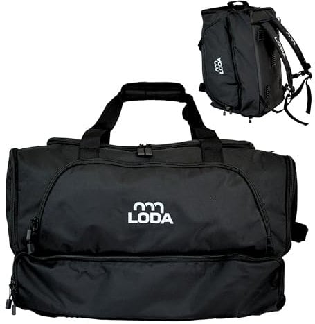 LODA compact (48L) - Multifunktions-Sporttasche - Kompakt & Praktisch, Rucksackfunktion, Schuh- und Nassfach, Ideal für Alltag & Training, 48L, Stilvolles Design