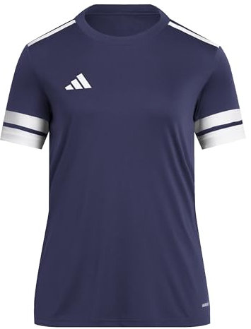 adidas Women's SQUADRA25 Jersey Short Sleeve, Team Navy Blue 2/White, S