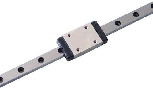 KGTCN Linearführung MGN7H 100mm Länge Mini Lagerstahl Linearschiene Linearführungsschiene mit 1 Stück Hohe Präzision MGN7H Lager Gleitblock, für 3D-Drucker XY und CNC-Maschine