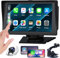 Volaylink Wireless Car Play for A-pple Carplay Android Auto Car Stereo with Rear Camera, 7 Inch Carplay with Bluetooth 5.0,Car Radio Receiver with Touch Screen,Siri/G0ogle/AUX/FM/GPS/Airplay