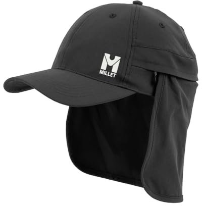 MILLET Unisex Trekker Ii Cap Zeitungskappe, Schwarz Neues Logo, 58