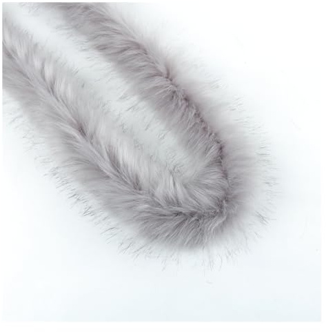 Rockreyoa Kunstfell Borte 8-10cm, Fellstreifen zum Nähen, Basteln | Weiche Fellimitat Kante, Kunstpelzband für DIY Projekte, Kostüme, Kleidung, Accessoires und kreative Dekoration