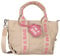TOM TAILOR Denim Irie Damen Shopper Umhängetasche Reißverschluss Mittelgroß Beige