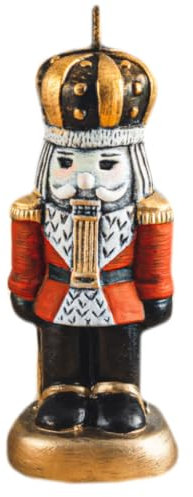 Generisch Kerze Nussknacker Formkerze aus Wachs 140 mm