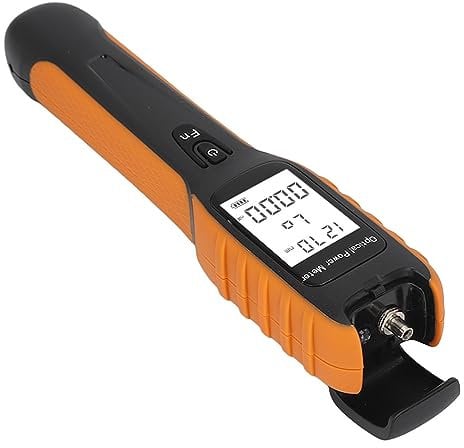 Optical Fiber Power Meter Optical Fiber Power Meter, Fiber Optic Power Meter -70 to +6dBm Support SC FC ST Interface Mini Fiber Optic Cable Tester