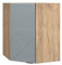 Vicco Eckhängeschrank Fame-Line, Küchen-Eckschrank, Hellblau-grau, 57 cm