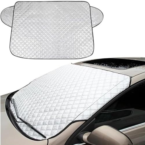 WSCDMCC Frontscheibenabdeckung Winter, für Citroen C4 Picasso/Grand C4 Picasso/Grand C4 Spacetourer Faltbare Windschutzscheibenabdeckung, Auto Zubehör
