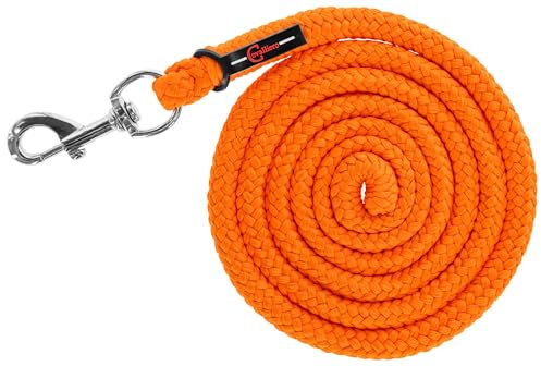 Covalliero Kerbl Führstrick Hippo mit Karabinerhaken ? Orange (Länge 200 cm, Gewicht 0,1 kg, Material Polyethylen, Strick, Leine) 3230443