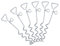 M.J COMFY-LIFE 6pcs Trampoline Anchor Kit 16.5 Inch Swing Anchor Corkscrew Shape Steel Stake Heavy Duty Ground Anchor Stainless Steel Trampoline Pegs