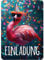 PACKLIST® Einladungskarten Geburtstag – 12x Einladungskarten Flamingo für Ihre Feier – Lustige Einladungskarten Kindergeburtstag, Motto-Partys und besondere Anlässe Unvergessliche!
