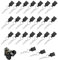 YZROHYI 24 Pezzi Clip Carrozzeria Auto RC 1/14 1/16 1/18 1/20,RC Body Clip per Corpo RC,Telecomando Auto Shell Modello Pezzo di Ricambio,Ricambi Auto RC Scoppio,Ricambi Accessori per Carrozzeria Auto