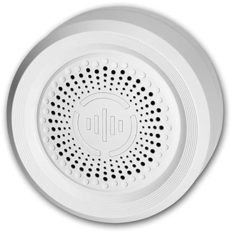 Türklingel 230V kabelgebunden „WEIA“ – 38 Melodien, 80dB laut, elektronische Gong Klingel, Aufputz, weiß, ohne Batterie, kompatibel mit Klingelanlagen & Zahlenschlössern