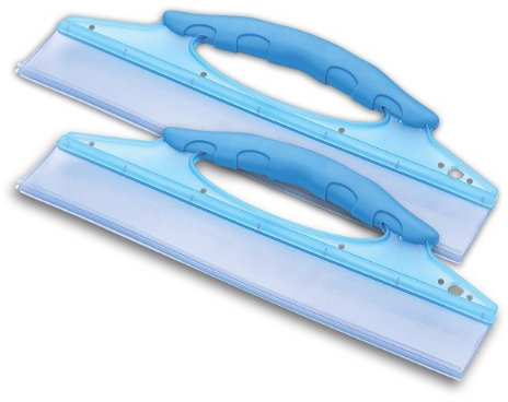 AGT Silikon Abzieher: Silikon Abziehlippe 2er-Set (Abzieher Fenster, AGT Abziehlippe, Windschutzscheibenwunder)