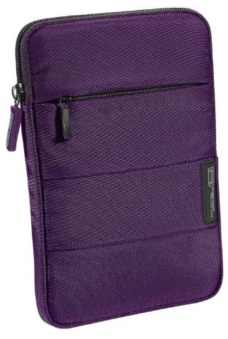 PEDEA Tablet PC Tasche Just-Purple bis 7 Zoll (17,8cm) Schutzhülle Etui Case mit Zubehörfach, lila