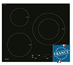 SAUTER Plaque induction SPI4367B, 3 foyers, 3 minuteries, puissance 7200w