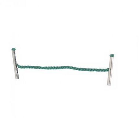 Whitecroft Essentials 27171/10 51 mm Metal Ended Treasury Tag - Green (Pack of 100)