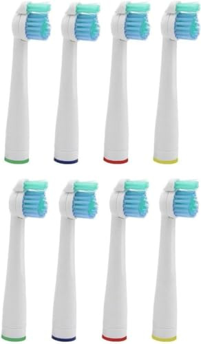 Set mit 8 Ersatzköpfen für elektrische Zahnbürsten Sensiflex von ShopINess®