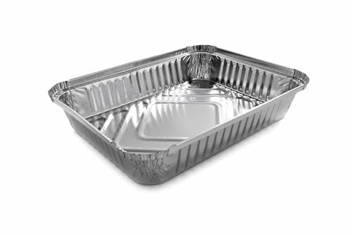 CONTITAL Contenitori in Alluminio R29L, Vaschette monouso, 4 Porzioni, Linea Professionale - 100 pezzi