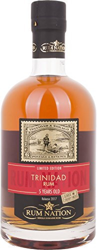 RUM NATION - 5 ans Jamaica Pot Still Sherry Finish Oloroso - Rhum Vieux Ambré - Origine : Jamaïque - Notes de Fruits Secs - 50% Alcool - 70 cl