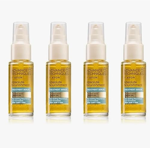4x Avon Advance Techniques 360 Nourishment Marokkanisches Arganöl Pflegendes Haarserum