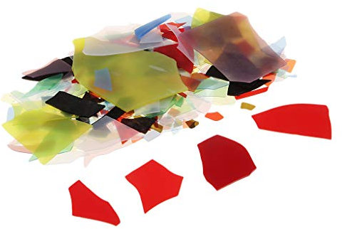 B Baosity 28g Haute Qualité Mélanger Couleurs Four Fusing Verre Confetti Pour Four À Micro-Onde Fusing DIY Fusing Bijoux Pièces Ou Embellissements