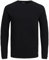 Jack & Jones Jjehill Knit Crew Neck Noos, Suéter Hombre, Negro, L