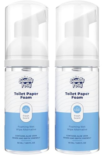 Squatty Potty Toilet Tissue Paper Foam - 2 Pack, 50 ml, 1.69 Fl Oz