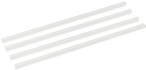 FACKELMANN FMprofessional Glas-Trinkhalme Ø8x220 mm, Mehrweg-Trinkhalme aus Glas, wiederverwendbare Strohhalme, nachhaltige Trinkröhrchen, umweltfreundliche Getränkehalme, Menge: 1 x 30 Stück