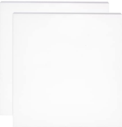 BENECREAT 2 Uds Placa de Lámina de Goma de Silicona Blanca Placa de Junta Resistente A Altas Temperaturas de 250x250x3mm, Utilizado para Hacer Juntas Y Sellos