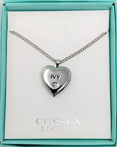 IVY Named Chosen Lockets/ Pendants With Picture Holder Presented Beautifully By Sterling Effectz