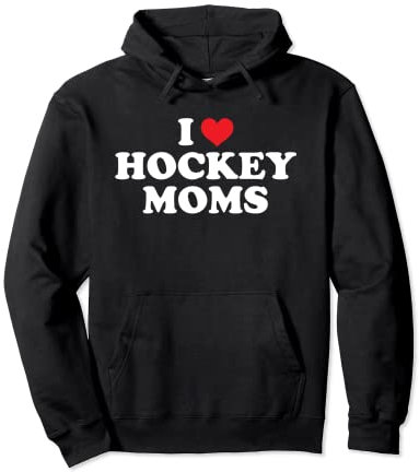 Lustiges Design I Love Hockey Moms Pullover Hoodie
