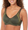 Active Sonic Moulded J-Hook Sports Bra Khaki Green 32C