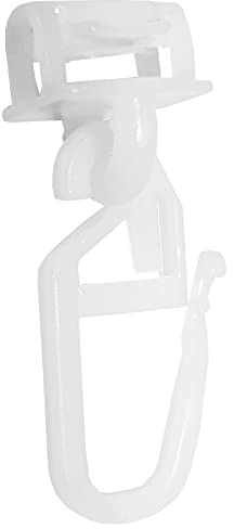 Bestlivings Set di 50 feltrini a scatto per binari in plastica e alluminio, 100% plastica, ganci pieghevoli, in diversi modelli