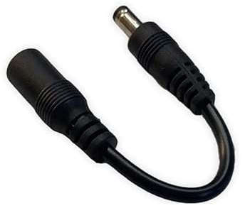 Adapterkabel Klinkenhohlstecker auf Buchse 5,5 x 2,1 mm ca. 10cm zur Netzteil Umpolung
