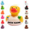 Badeente - personalisierbar (Tennis Ente)