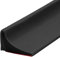 100CM Pliable Barrière de Barrage Seuil de Butée D'eau de Douche pour Cabine de Douche en Silicone pour la Cuisine et la Salle de Bain (Noir)
