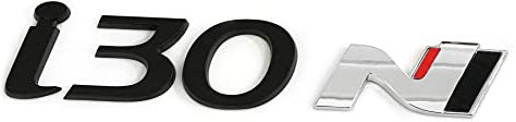 Hyundai 86320S0050 Schriftzug i30N Aufkleber Heckklappe Emblem Logo, schwarz/rot