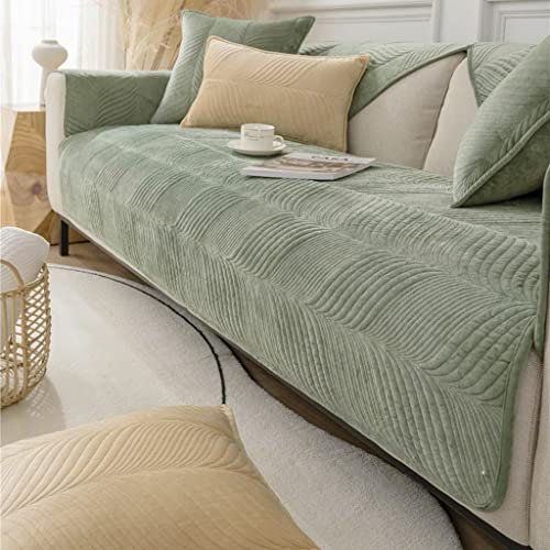 WYJHNLBEDC Sofabezug Sofaüberwurf Warm Weich Plüsch für Sofa L Form/U-Form/Ecksofa/3/2/1 Sitzer Sofa Schutz vor Kratzspuren von Hunden und Katzen 90x180 cm