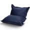 Green Bean XXL Riesen-Sitzsack aus Kunstleder mit EPS Perlen Füllung - 140 x 180 cm 380 Liter - Bean Bag Sitzkissen Sitzpuff Sitzsessel Bodenkissen Lounge - Dunkelblau