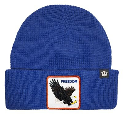 Goorin Bros. Hut Tierhüte Mütze mit Umschlag Beanie Falco Freedom Königsblau, blau