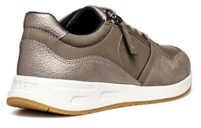 Geox Zapatillas D Bulmya B para Mujer, Dove Grey Taupe, 37 EU