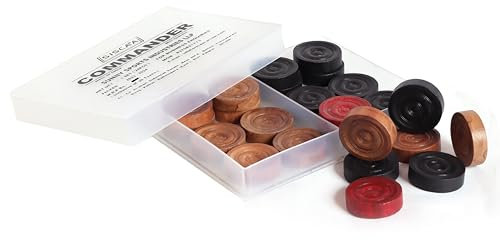 KD SISCAA Carrom Coin Carrom Board Accessory Approved & Used in National Tournament Carrom Board by Carrom Federation of India (Commander)
