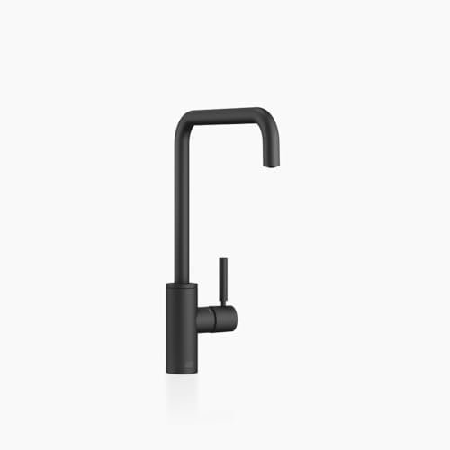 Dornbracht META Square Küchenarmatur, Einhebelmischer, Ausladung 235mm, für Spül-/Profibrause, 33826861-33, Farbe: Schwarz Matt