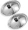 Generic Lids for Pans 2Pcs Pot Covers Frying Pan Lids Universal Replacement Skillet Lid