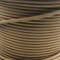 PVC Electric Cable Matt Brown 3 Core 0.75mm Inner Core 6 Amp Price Per Nine Metre Length