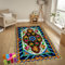 Knüpfteppich Zum Selber Knüpfen-Sets Groß Latch Hook Rug, Handarbeit Selbst Knüpfen Set, Vorgedrucktes Muster Leinwand Teppich Stickerei Handwerk Für Erwachsene Handarbeiten Diy Teppich 38 x 52 cm