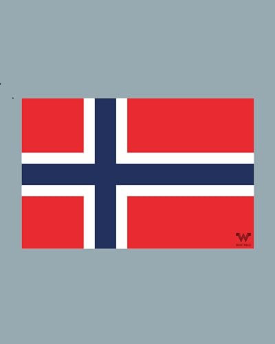 Norwegen Flagge Aufkleber - Länderflagge als Sticker 8,5 x 5,5 cm WF027